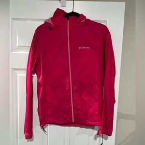 Neon Pink, Columbia, Rain Jacket